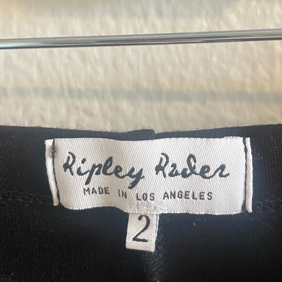 Ripley Rader Ponte Knit Wide Leg Pant Black Size 2 Small - Picture 6 of 8